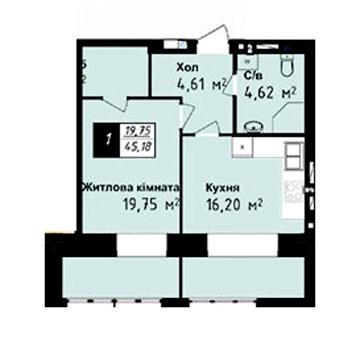 Продаж 1к Квартира Академіка Сахарова вулиця ЖК Sea Town