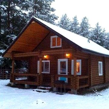 Продам экодом(дачу) зі зрубу під Києвом (новий)