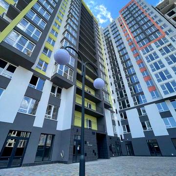 1 комнатная 40м2 с Кухней 17метров ЖК Акварель 8 на Ак. Вильямса