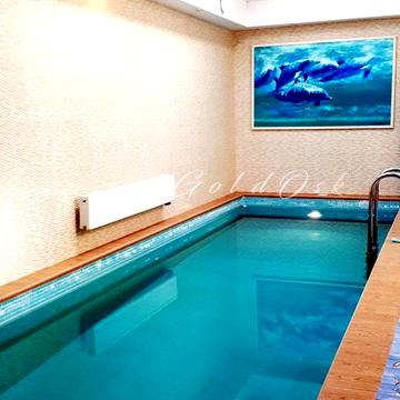 Здам Будинок з Басейном та Сауною.Вихід на річку.Осокорки.Камін,газ.