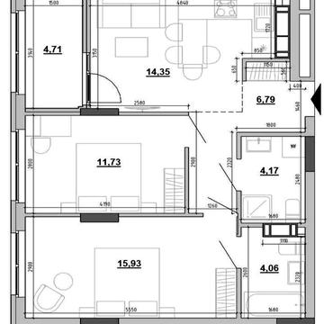 Продам  2 кімнатну квартиру в ЖК Sister ЖК Sister