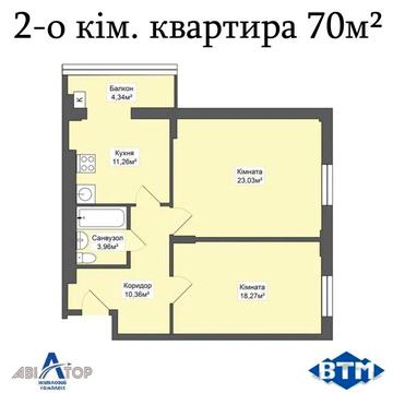 Продаж 2 кім квартири на Свободи