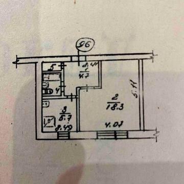 Продам однокімнатну квартиру в р-ні 6 школи на першому поверсі