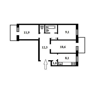 Продаж 3х кім. кв., вул. Агрегатна 2