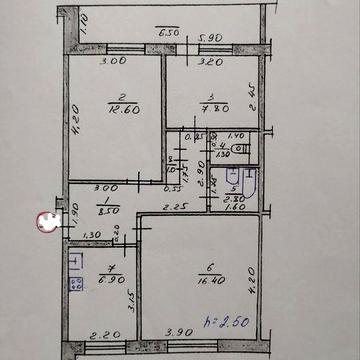 Продам трёхкомнатную квартиру в Солоницевке