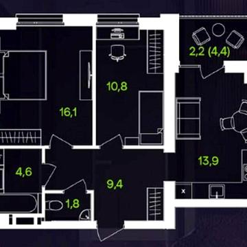 Продаж 2-кімнатної квартири в ЖК Lavanda Park ЖК Lavanda Park