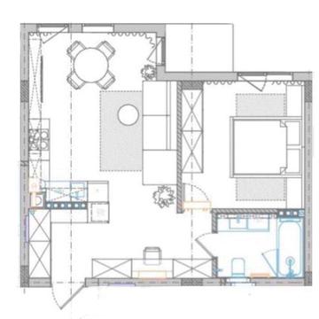 Квартира в центрі, клубний будинок