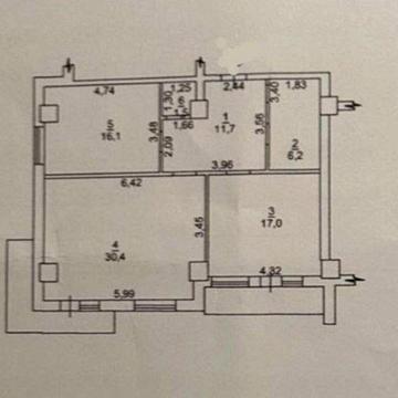 Продам 3-х кімнатну квартиру 84 кв.м. на Пішонівській,єОселя, постанов