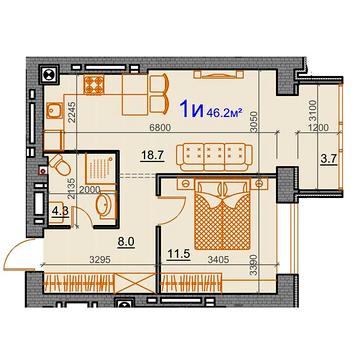 Продаж 1к Квартира Курортна вулиця ЖК Курортный