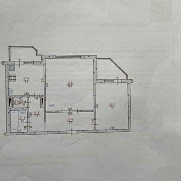 Продам 2х комнатная квартира г.Измаил