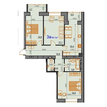 Продаж 3к Квартира Курортна вулиця ЖК Курортный