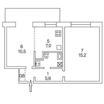 Оренда 2-кімнатної квартири біля метро КПІ — Борщагівська, 14А