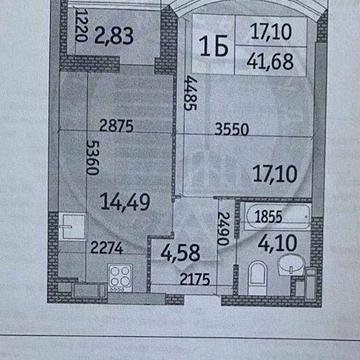 ЖК Курнатовського, 20. 1-кімнатна квартира 42 кв. м. Власник ЖК БФК Курнатовського, 20