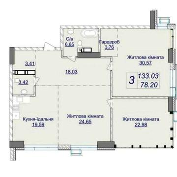 БЕЗ%! Продається 3к.квартира, ЖК Новопечерські Липки, 7черга 2 будинок ЖК Новопечерські Липки