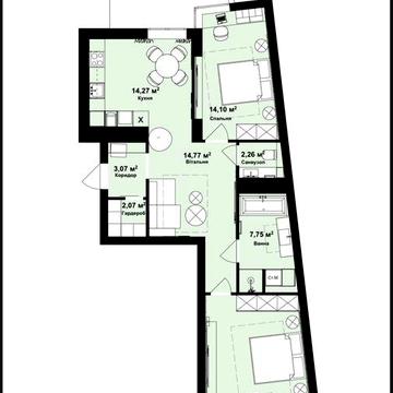 КВАРТИРА  що будується ЖК Amber park