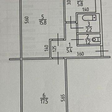 Продається 2-х кімнатна квартира