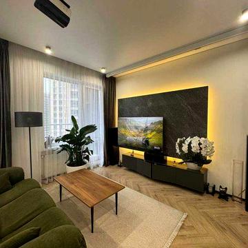 Уютная 1к в Аркадии, проектор.СТИЛЬ. балкон . ЖК Атмосфера. ЕВРОРЕМОНТ