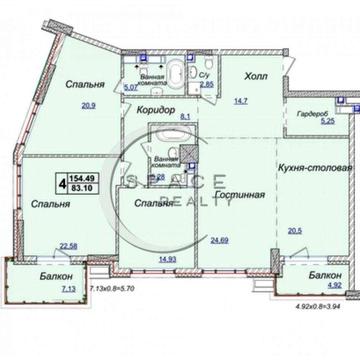 Продаж 4-к квартири ЖК Новопчереские Липки Верхогляда 17б 156м2 ЖК Новопечерські Липки