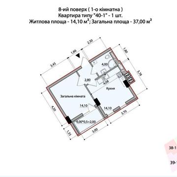 Продається 1 кімнатна квартира ЖК Науки