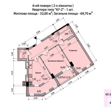 Продаж 2 кімнатної квартири в новобудові ЖК Науки