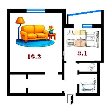 Продаж 1к. квартири, вул. Ак.Глушкова, поряд метро Теремки