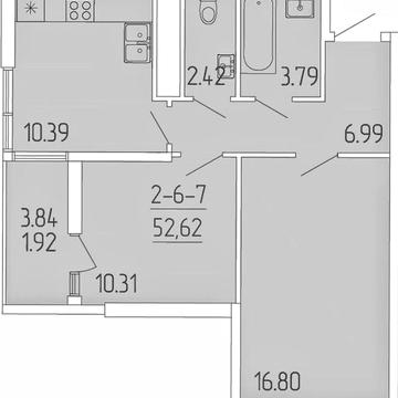 Квартира 2-кімнатна в Кadorr City на Краснова ЖК Кadorr city