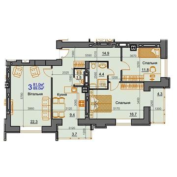 Продаж 3к Квартира Курортна вулиця ЖК Курортный