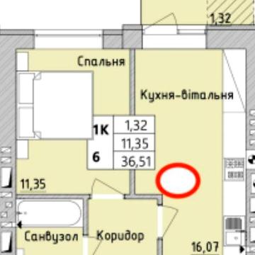 Продам 1-кімнатну квартиру в чудовому місті Ірпінь