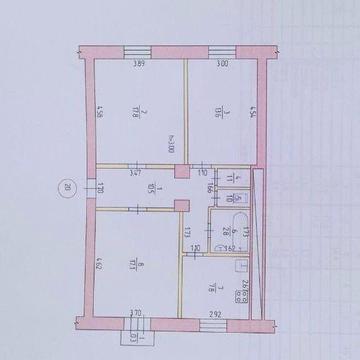 Продам Свою 3-х комнатную Сталенку! Югок!