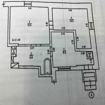 Центр, продаж 2к квартири під ремонт в приватному секторі