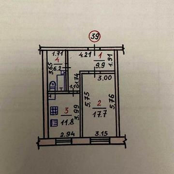 Квартира однокомнатная г.Николаев район Соляные