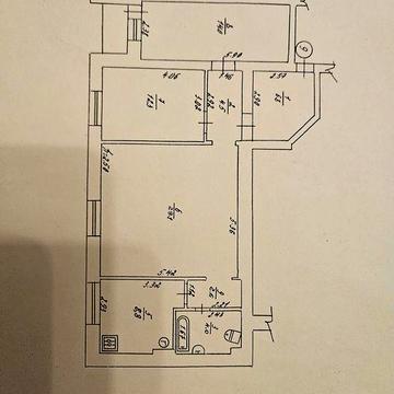 Продам велику 3 кімнатну квартиру 83,1 м²