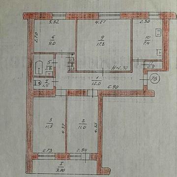 Продаж 4-кімнатної квартири 
 м. Стрий, вул. Січових Стрільців