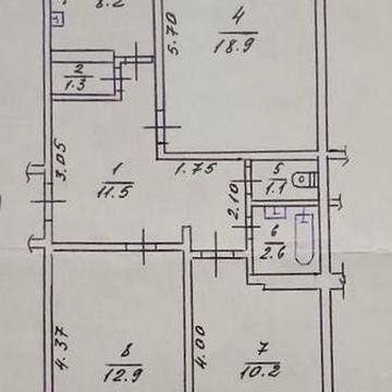 Продам 3к улучшенку 70м с  квадратным холлом, ХТЗ, Рогань, Класс