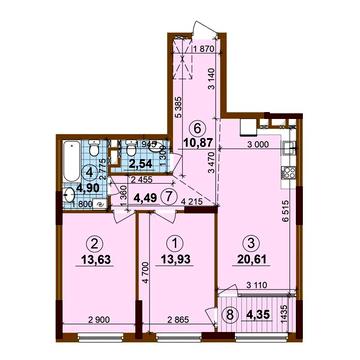 Світла простора 2 кімнатна квартира З РЕМОНТОМ у ЖК Варшавський плюс
