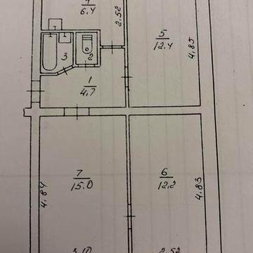 Продажа квартиры от хозяина. 3 комнаты.