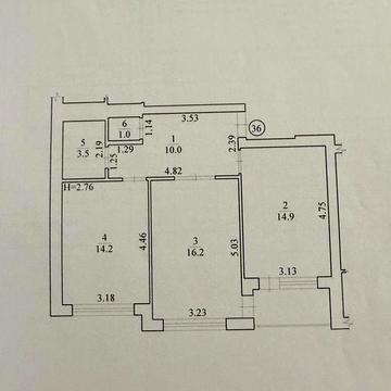 Продаж квартири та підсобного приміщення на одному поверху ЖК ДІАМАНТ ЖК Діамант