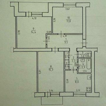 Продається простора 3-кімнатна квартира + Дача