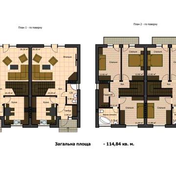 Новинка! Продаж БЕЗ КОМІСІЇ котеджів в Рудно по вулиці Лесі Українки!