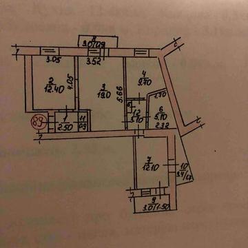 Продам квартиру свою трехкомнатную ЖК Строитель