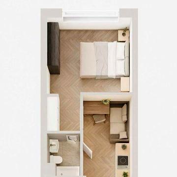 Продам квартиру біля соснового лісу 19,5 м2, поруч метро Лісова ЖК Сосновий