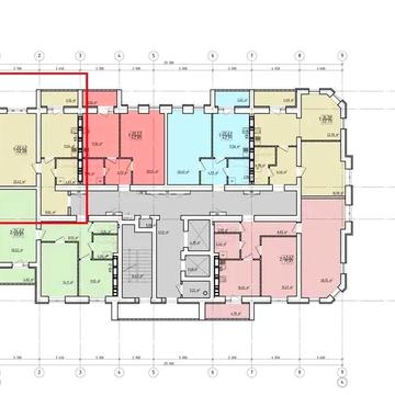 1к квартира 46м2 ЖК Левада 2