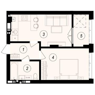 Продаж 1к Квартира Тлехаса вулиця ЖК GARDEN CITY