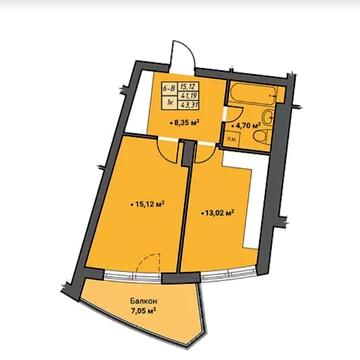 Продам 1-кімнатну квартиру в новобудові! ЖК Amber Park