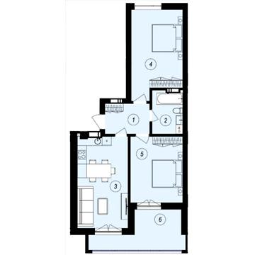 Продаж 1к Квартира Тлехаса вулиця ЖК GARDEN CITY