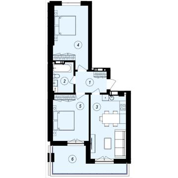 Продаж 1к Квартира Тлехаса вулиця ЖК GARDEN CITY