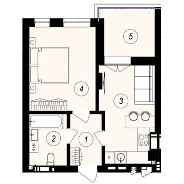 Продаж 1к Квартира Тлехаса вулиця ЖК GARDEN CITY