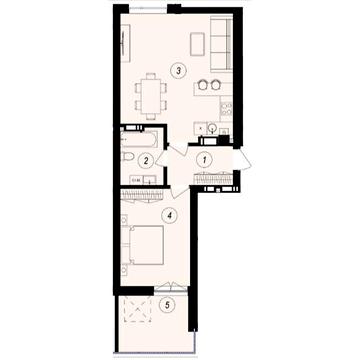 Продаж 1к Квартира Тлехаса вулиця ЖК GARDEN CITY