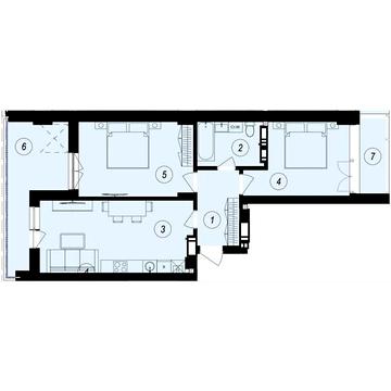 Продаж 1к Квартира Тлехаса вулиця ЖК GARDEN CITY