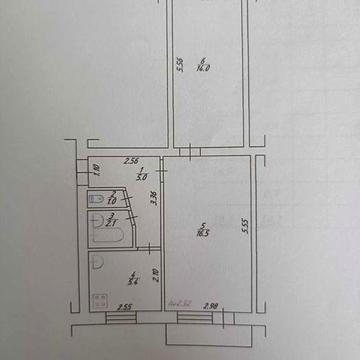 Поділ. 2к в цегляному будинку!
